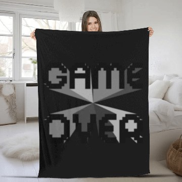 Discover Game Over Fleece Blankets
