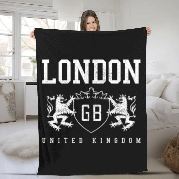 Discover London Gb Uk United Kingdom Fleece Blankets
