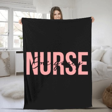 Discover Er Nurse Emergency Room Nurse Registered Nurse Fleece Blankets