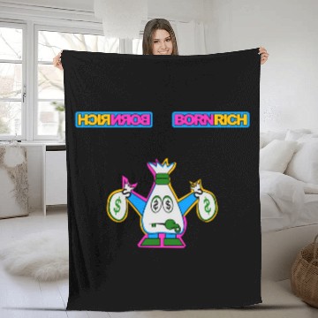 Discover Born Rich Winter Style Fleece Blankets