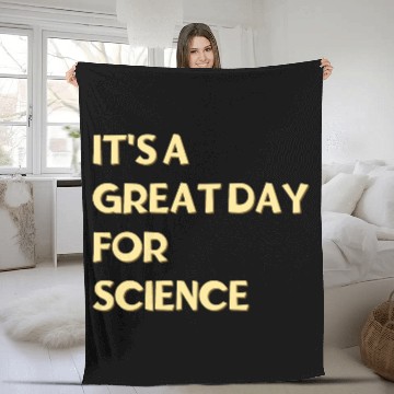 Discover It's a great day for Science Fleece Blankets