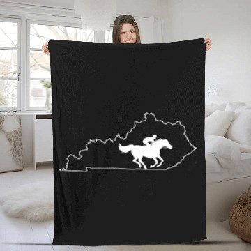 Discover Kentucky Horse Racing Derby May 2Nd 2020 Fleece Blankets