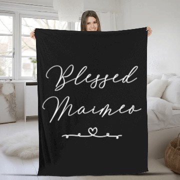 Discover Blessed Maimeo Fleece Blankets