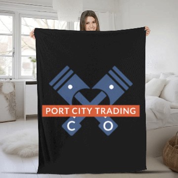 Discover Port City Trading Company Fleece Blankets
