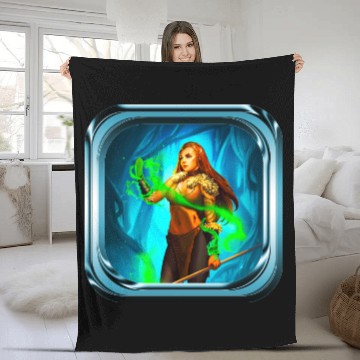 Discover Aspect of the Axolotl gods unchained Fleece Blankets