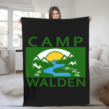 Discover Camp Walden An Adventure A Summer Camp Fleece Blankets