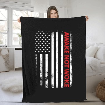 Discover Free ech Anti Censorship Conservative Awake Not Wo Fleece Blankets