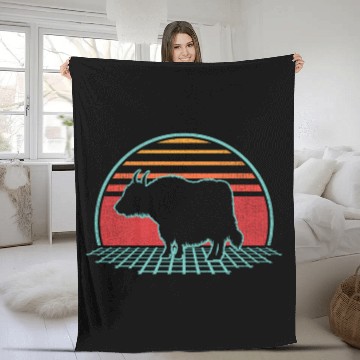 Discover Yak 80S Style Fleece Blankets