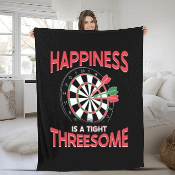Discover Dart Darts Dartboard Bullseye Dart Arrow Fleece Blankets