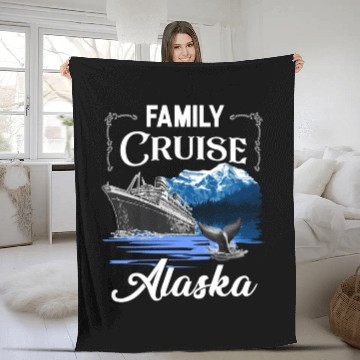 Discover Alaska Family Cruise For And Fleece Blankets