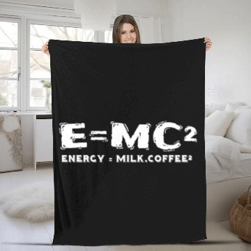 Discover Physics Teacher Student E Mc2 Fleece Blankets