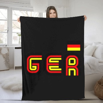 Discover Germany Flag International Country German Pride Fleece Blankets