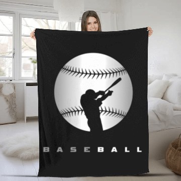 Discover Baseball Baseball Fleece Blankets