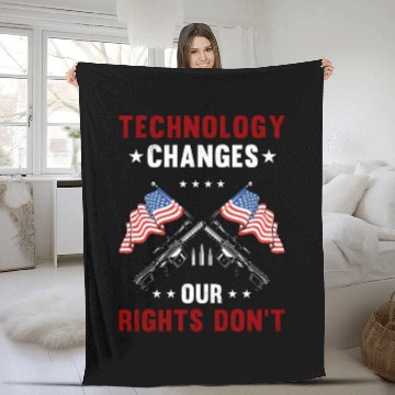 Discover Technology Changes Our Rights Don'T Protect The 2N Fleece Blankets