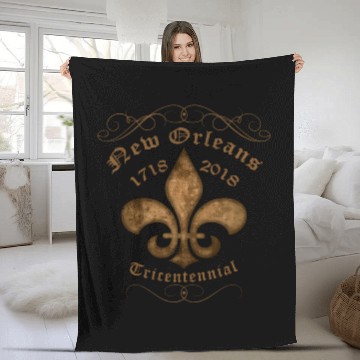 Discover New Orleans Tricentennial Fleece Blankets