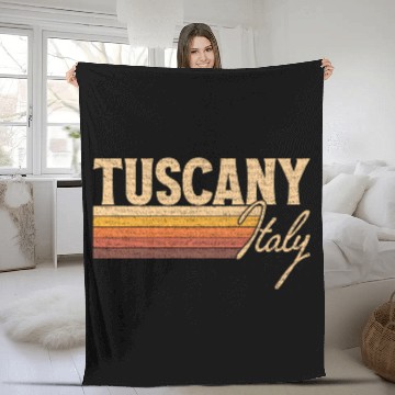 Discover Tuscany Italy Fleece Blankets