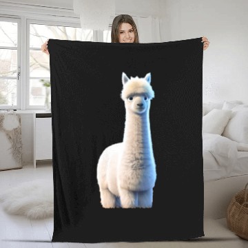 Discover fluffy alpaca Fleece Blankets
