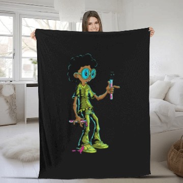 Discover Science Chemistry Characteristics Fleece Blankets