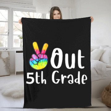 Discover Kinder Grad Class of 2029 Kindergarten Graduation Fleece Blankets