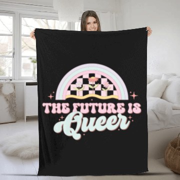 Discover The Future Is Queer, LGBT Pride Month Fleece Blankets