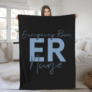 Discover Er Nurse Emergency Room Nurse Registered Nurse Fleece Blankets