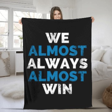 Discover We Almost Always Almost Win Sunday Detroit Mi Foot Fleece Blankets