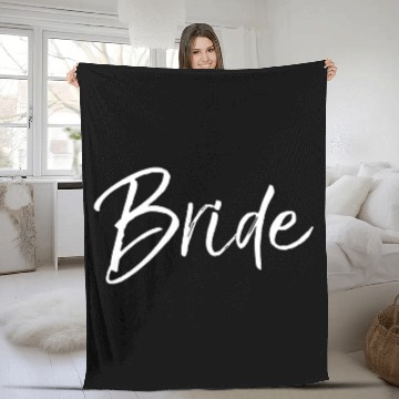 Discover Getting Ready Bride Groom Wedding Bride Fleece Blankets