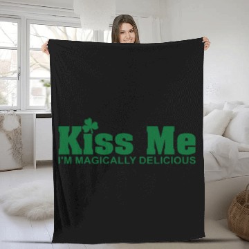 Discover Kiss Me I'm Magically Delicious Fleece Blankets