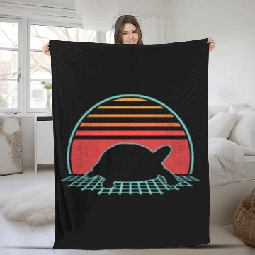 Discover Tortoise 80S Style Fleece Blankets