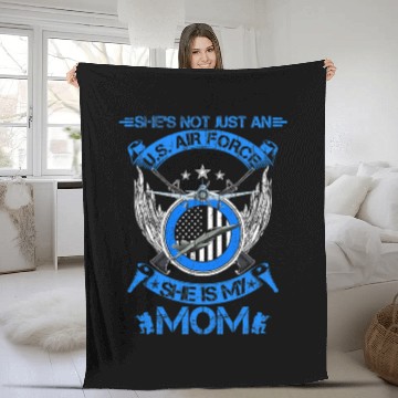 Discover Shes Not Just An US Air Force Veteran She Is My Mo Fleece Blankets