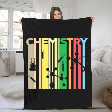 Discover Chemistry Education Science Biology Teacher Fleece Blankets