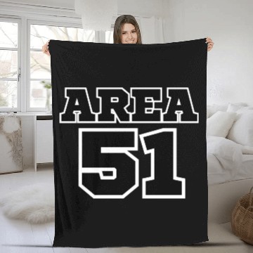 Discover Area 51 UFO Design Fleece Blankets