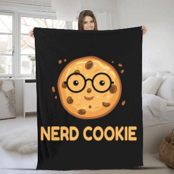 Discover Nerd Cookie Cookies Candy Fleece Blankets