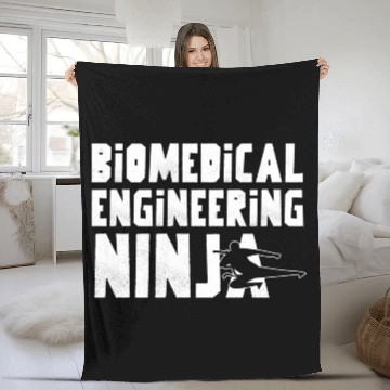 Discover Biomedical Engineer Ninja Engineering Fleece Blankets