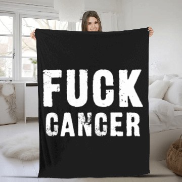 Discover Fuck Cancer Fleece Blankets