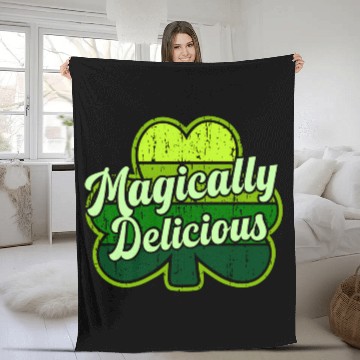 Discover St Patric Day 2021 Magically Delicious Luck Fleece Blankets
