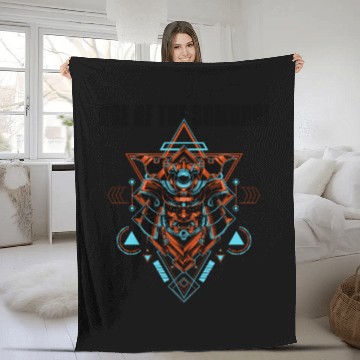 Discover Age Of The Samurai Fleece Blankets