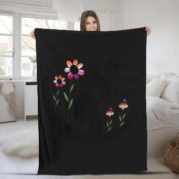 Discover LGBTQ Mother's Day, Best Mom Ever, Lesbian Flag Fleece Blankets