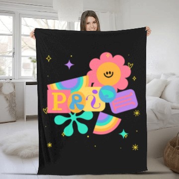 Discover Gay Pride Gay Pride Ally LGBT Pride Rainbow Fleece Blankets