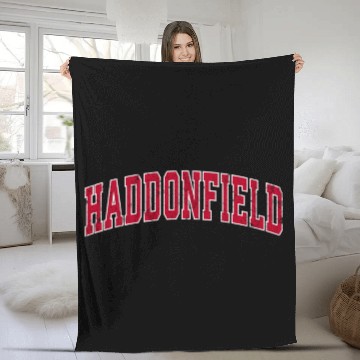 Discover Haddonfield New Jersey Nj Sports Red Fleece Blankets
