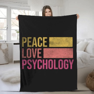 Discover Psychology Psychoanalysis Psych Major Fleece Blankets