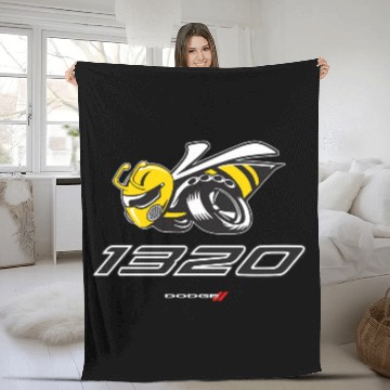 Discover Dodge 1320 Angry Bee Fleece Blankets