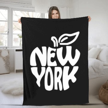 Discover New York City Nyc Fleece Blankets