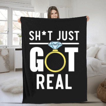 Discover Bride And Groom Wedding Day Marriage Just Married Fleece Blankets