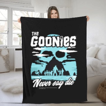 Discover The Goonies Cannon Beach Never Say Die Fleece Blankets