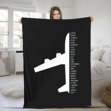 Discover Nato Alphabet For A Air Traffic Controller Fleece Blankets