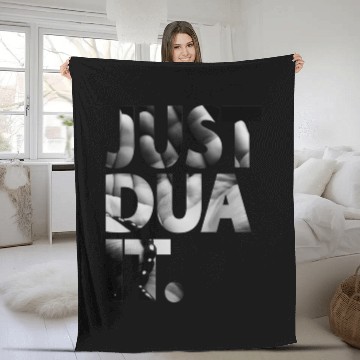 Discover Just Dua It Islam Muslim Fleece Blankets