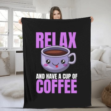 Discover Inspirational Morning Routine Coffee Lover Fleece Blankets