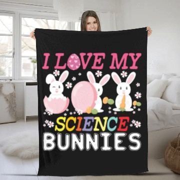 Discover Lucky To Be A Science Teacher Cool Science Teacher Fleece Blankets