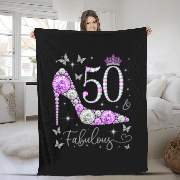 Discover 50 Fabulous 50Th 50 Ladies Fleece Blankets